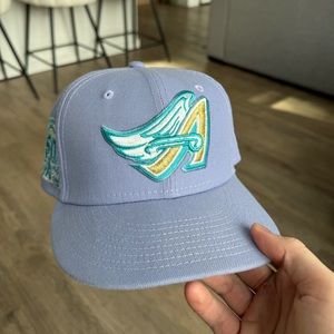 Angels Lavender Fitted Hat - size 7 1/8